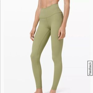 Lululemon Wunder Under High-Rise 28” Vista Green Size 8